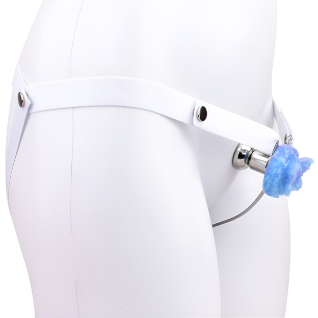 Sissy Blossom Bondage Chastity Cage with Belt-WeLovePlugs