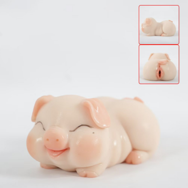 PiggyPleasure Stroker Animal Pocket Pussy-WeLovePlugs