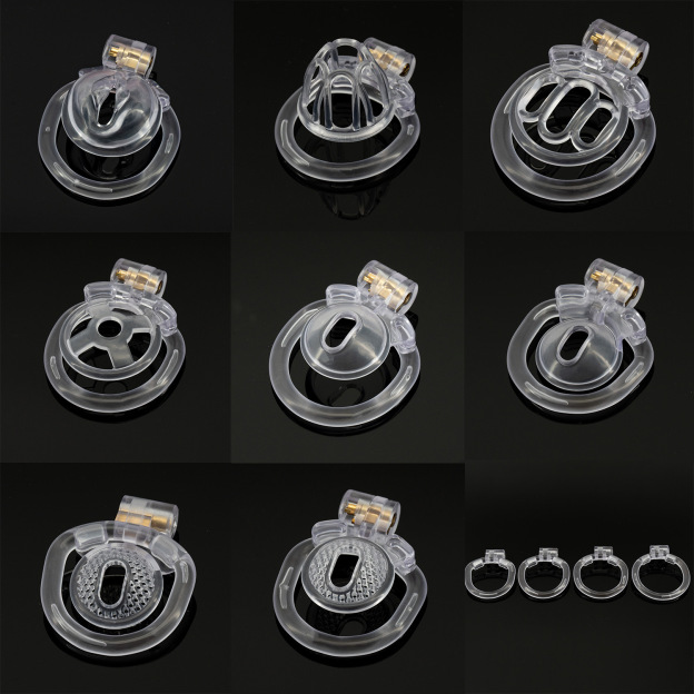 CB Sissy Chastity Cage with 4 Rings -WeLovePlugs