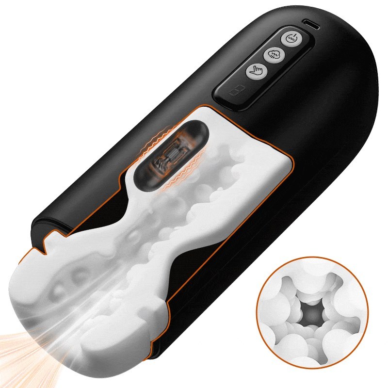 SuctionForce - Powerful Suction Male Masturbator - Black - image 1
