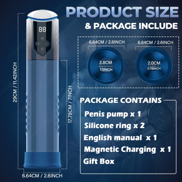 Automatic Electric Penis Pump with Digital Display