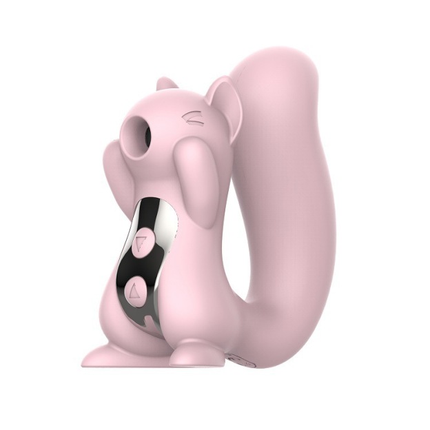 Screaming Squirrel Dual Stimulator – Clitoral Suction & G-Spot Vibrator with 10 Vibration Modes -WeLovePlugs
