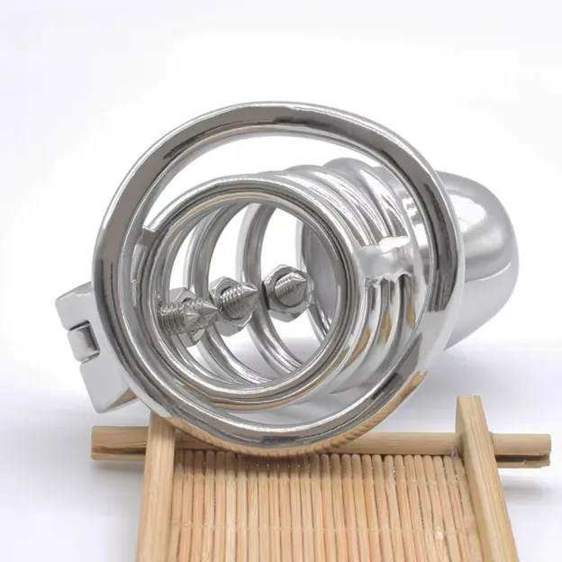 Hollow Spiked Chastity Cage-WeLovePlugs