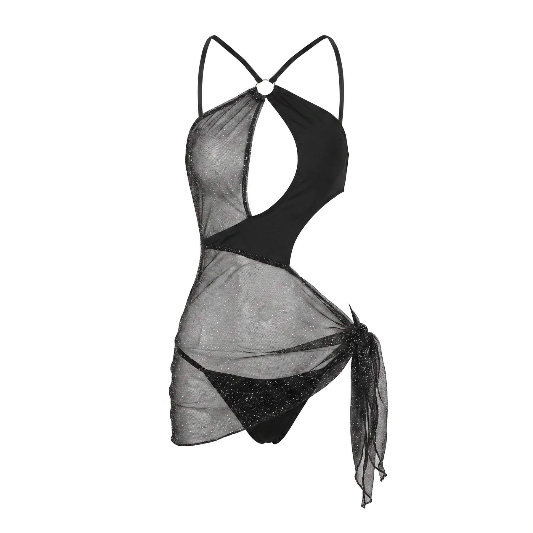 Women's Sexy See-through Lingerie - Black - One Size - image 2