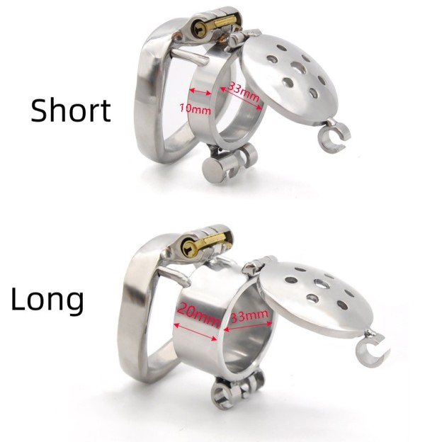 Flipped Metal Chastity Cage -WeLovePlugs