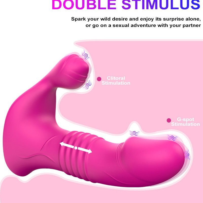 PetalPulse - Rose-Shaped Clit Sucking Toy with 10 Licking & Vibration Modes-WeLovePlugs