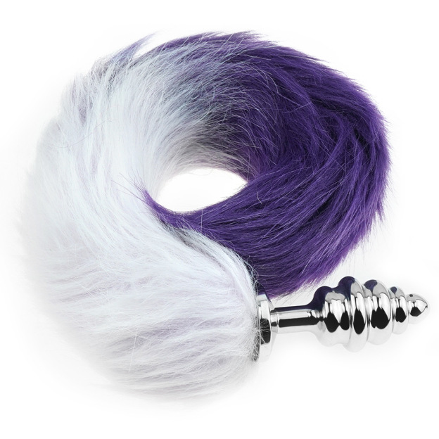 Smooth Long Fox Tail Flirting butt plug - image 3