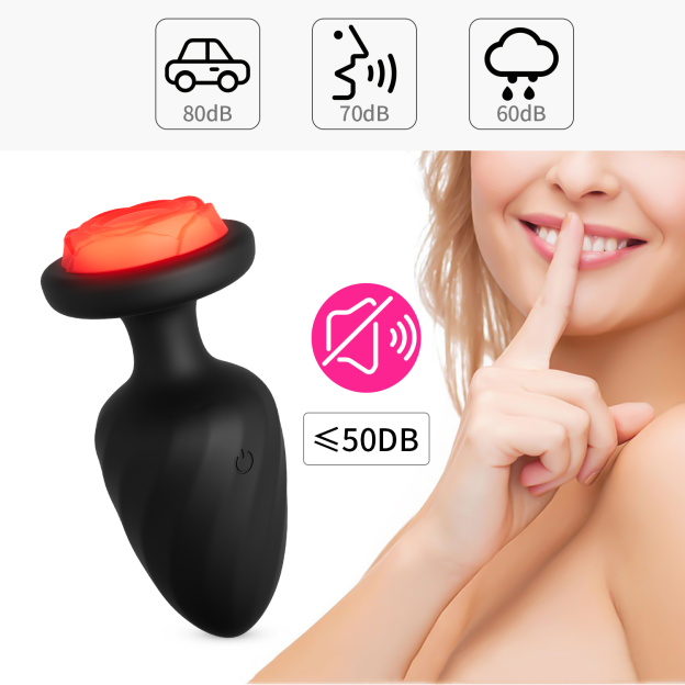 Nebula Remote Control Light Up Anal Butt Plug-WeLovePlugs