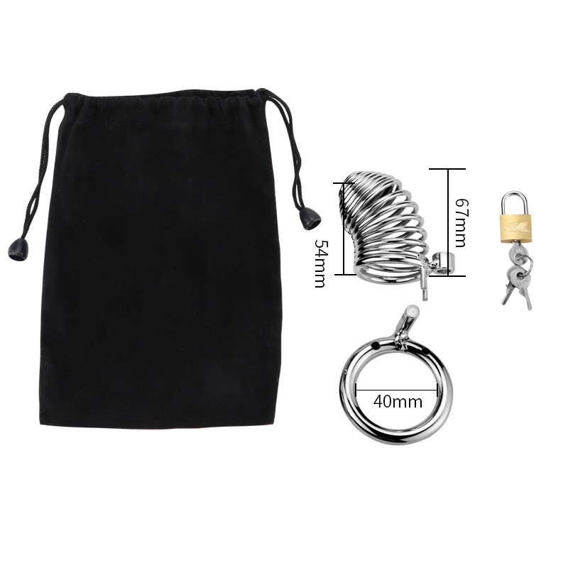 Rings Metal Chastity Device -WeLovePlugs