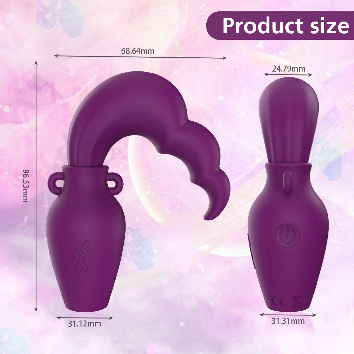 Aquarius VIbrator G-spot Massager-WeLovePlugs