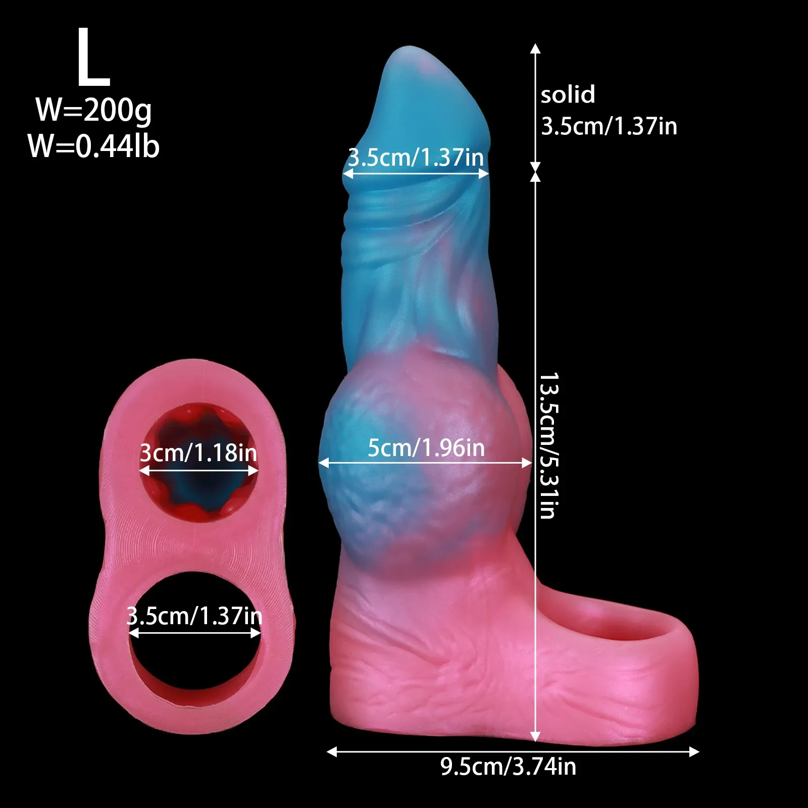 Wolf-Inspired Penis Extender - L - image 4