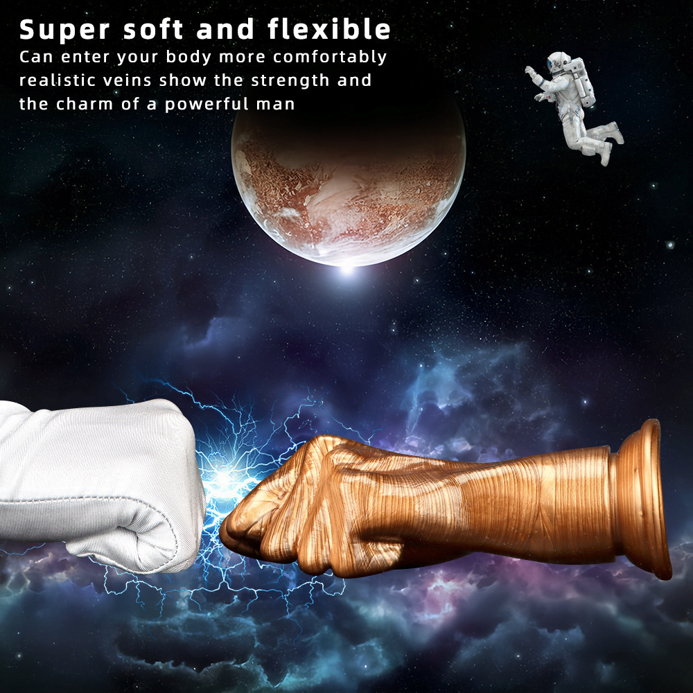 Golden Fist Big Butt Anal Plug -WeLovePlugs