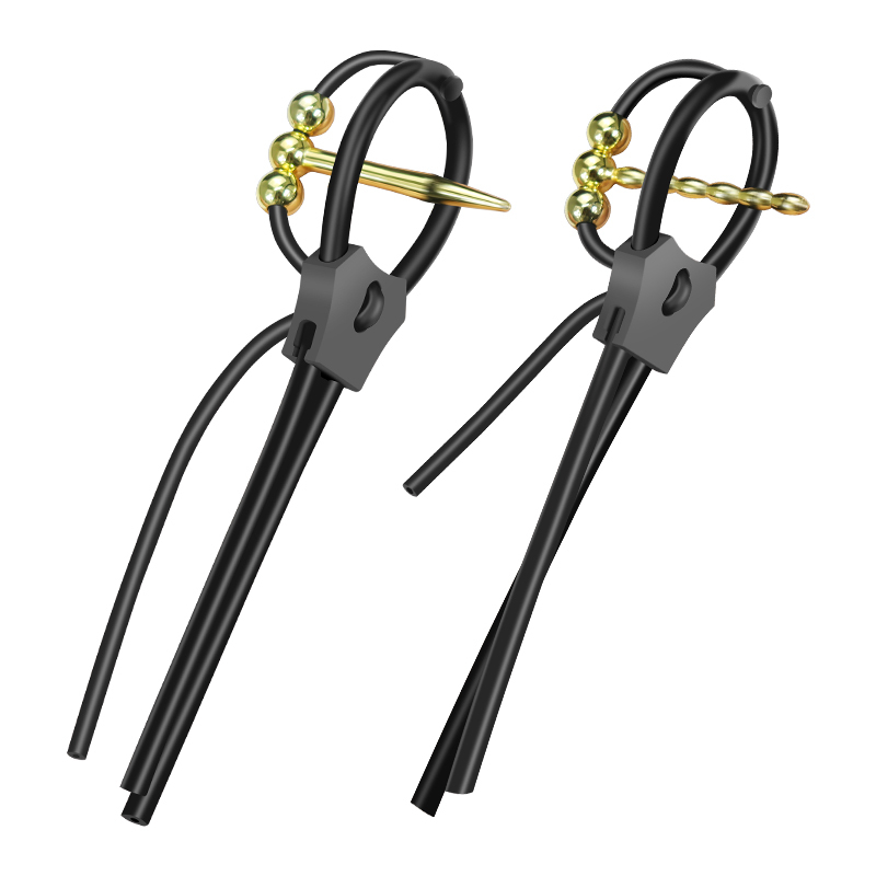 Stainless Steel Urethral Plug with Conductive Silicone Ring - image 4