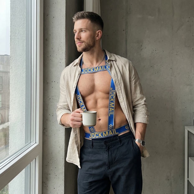 Jockmail Mens Harness With Jockstrap Bodysuit - image 3