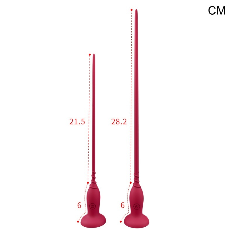 Silicone Electric Urethral Sounding With Suction Cup-WeLovePlugs