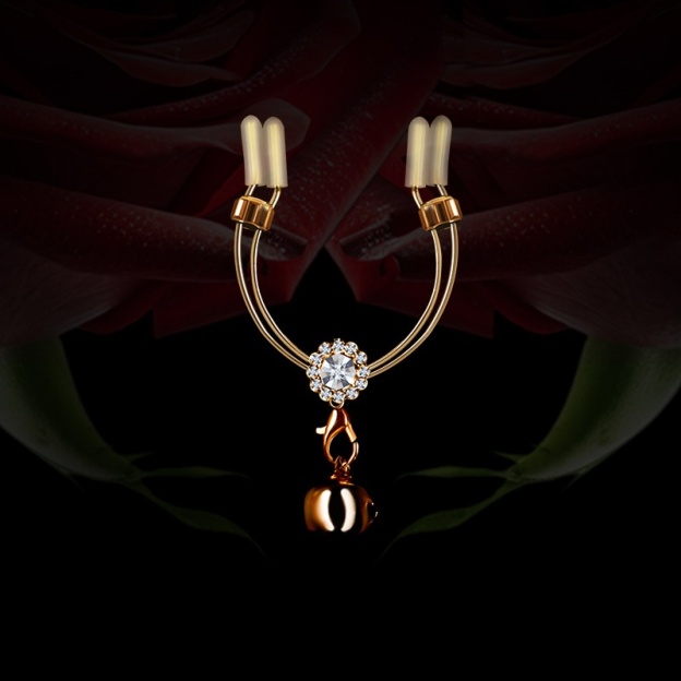 Rose Gold Nipple Clamps with Decorative Charms - A - image 5