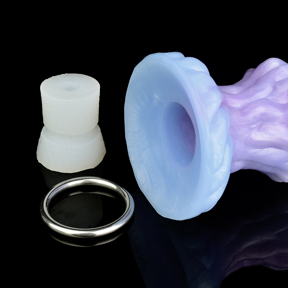 8 Inch Ejaculating Alien Egg-Laying Dildo Silicone Ovipositor Sex Toy