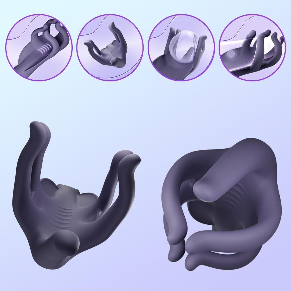 Multi Functional Massage Stick Hand Shape Masturbator Stroker-WeLovePlugs