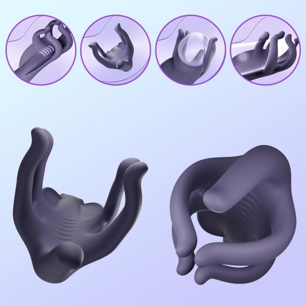 Multi Functional Massage Stick Hand Shape Masturbator Stroker-WeLovePlugs