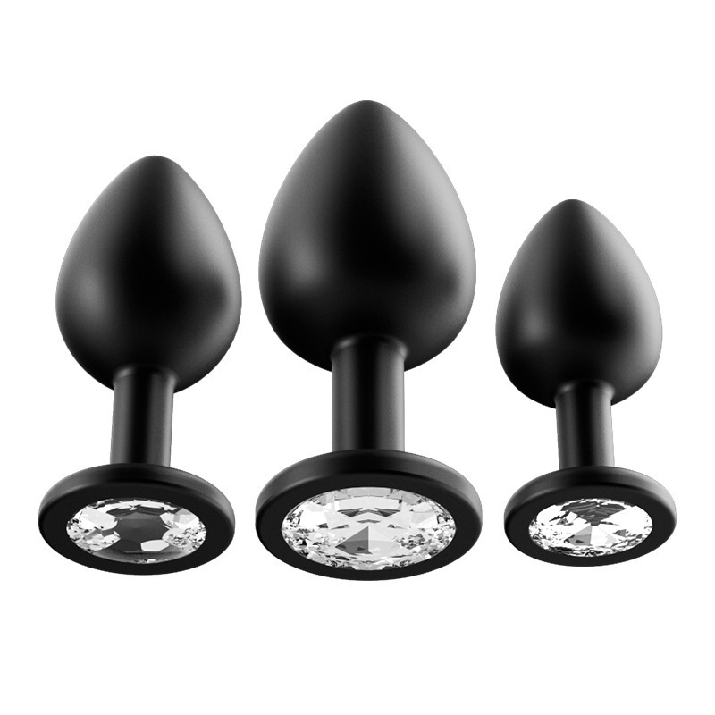 Crystal Diamond Anal Butt Plugs 3 Set