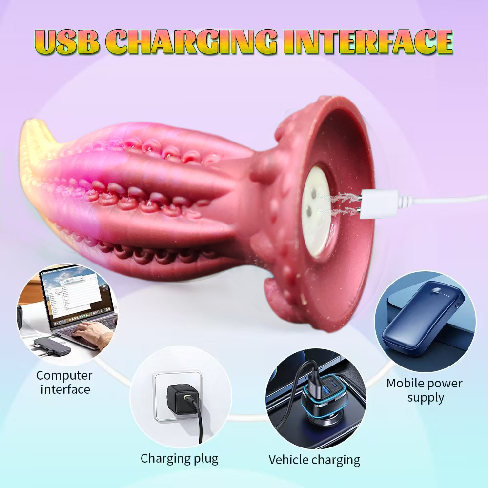 5.51'' Insertable Octopus-tentacle Silicone Dildo - image 6