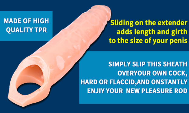 Mighty Penis Extender Sleeve with Ball Loop 