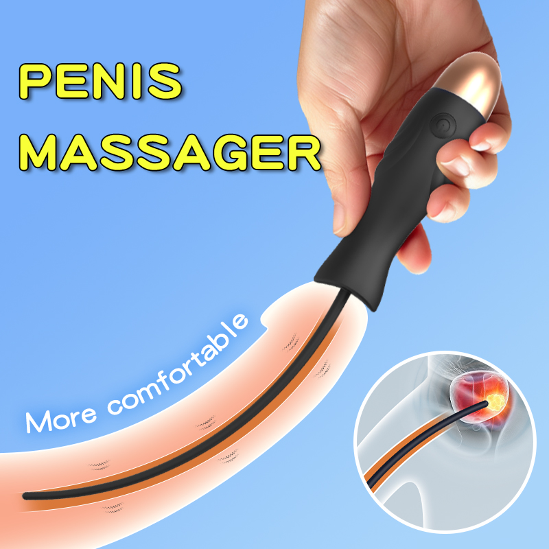 Slim Urethral Vibrator with 10 Modes – Beginner-Friendly & Rechargeable