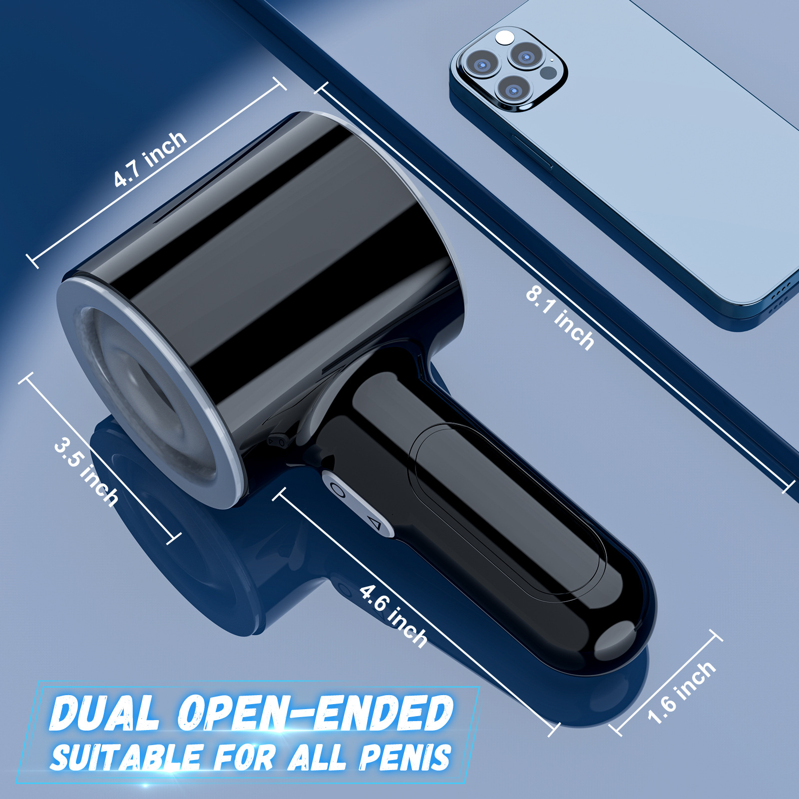 Automatic Thrusting Male Blowjob Open-ended Massager-WeLovePlugs