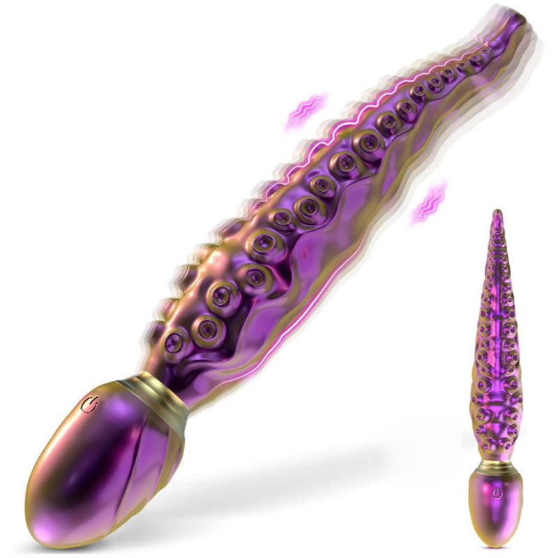 OctoTouch 10-Mode Multi-Zone Vibrator Octupos Dildo-WeLovePlugs