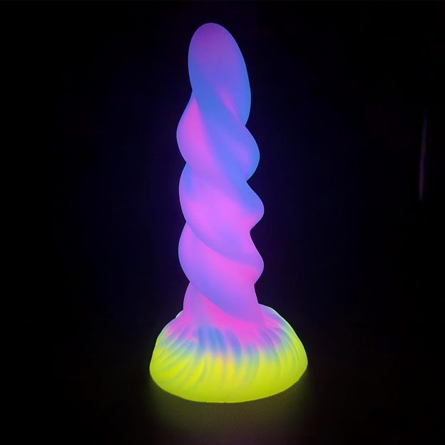 8.58'' Fantasy Monster Dildo with Multi-Texture Design & Glow-in-the-Dark Effect - image 2