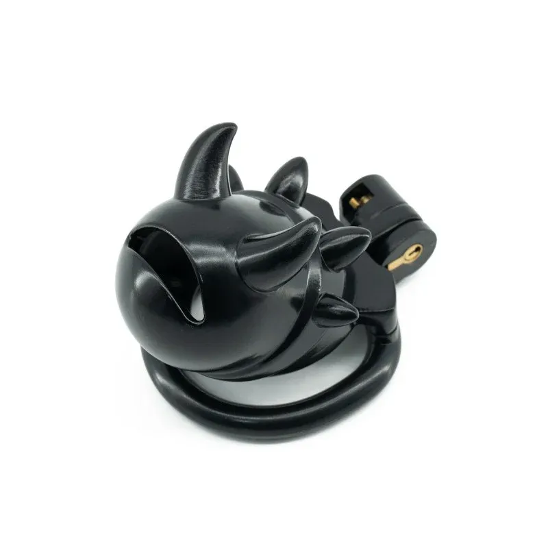 Demon & Angel Lightweight Resin Chastity Cage - image 6