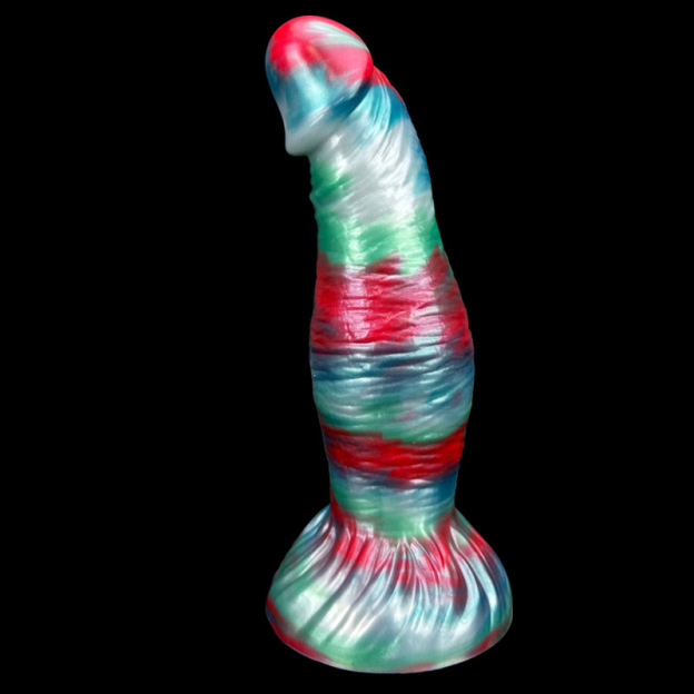 8.07" Ultra-Soft Monster Silicone Knot Dildo with Suction Cup Base
