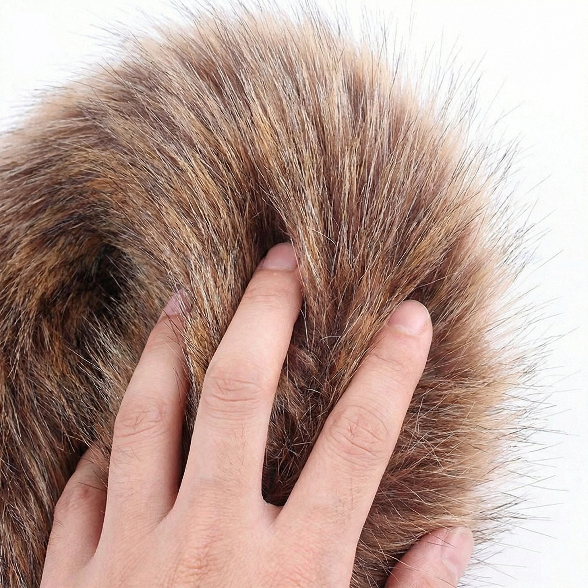 Brown Fox Tail Butt Plug • 18.1 Inch Tail - image 5