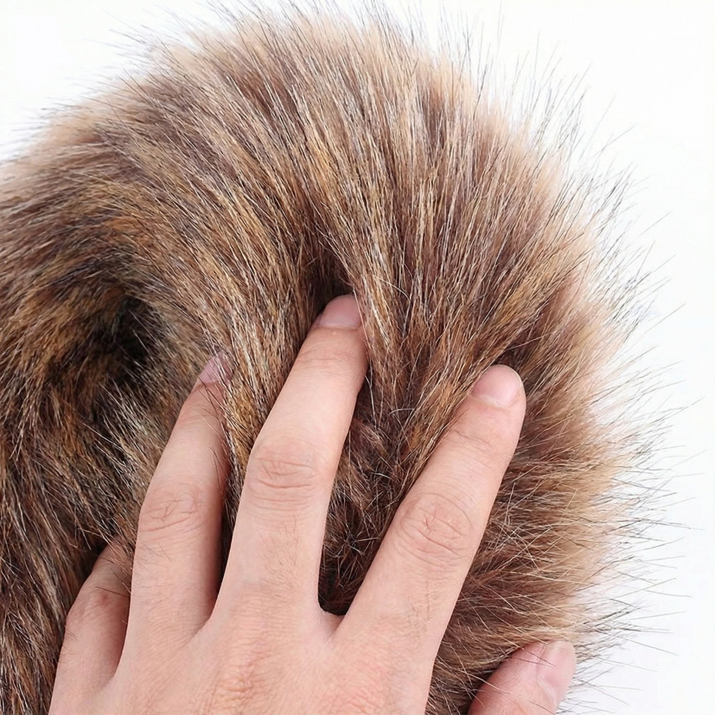 Brown Fox Tail Butt Plug • 18.1 Inch Tail - image 5