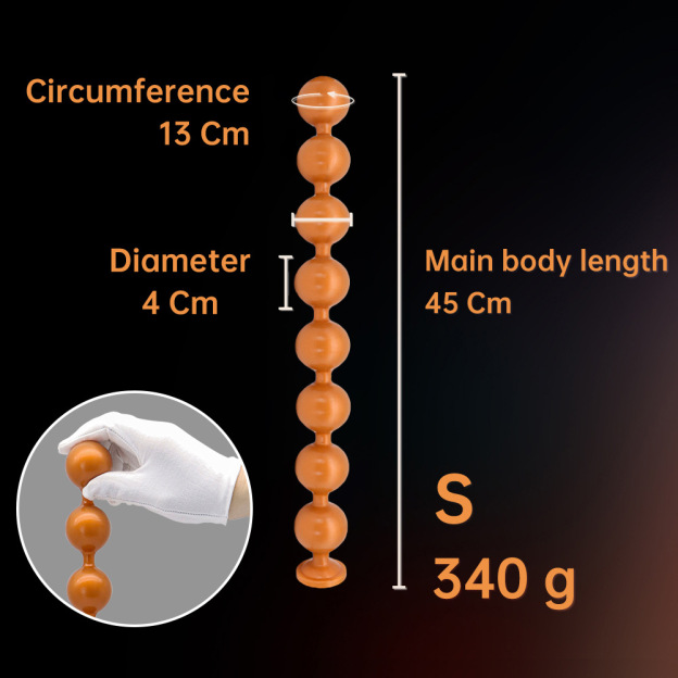 Extra Large Butt Plugs Huge Beaded Anal Plug -WeLovePlugs