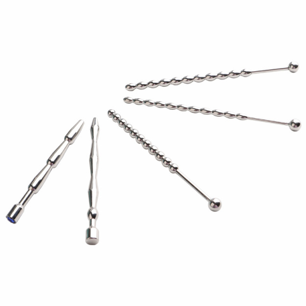 Multi-size Beaded Urethral Sounding Rods-WeLovePlugs
