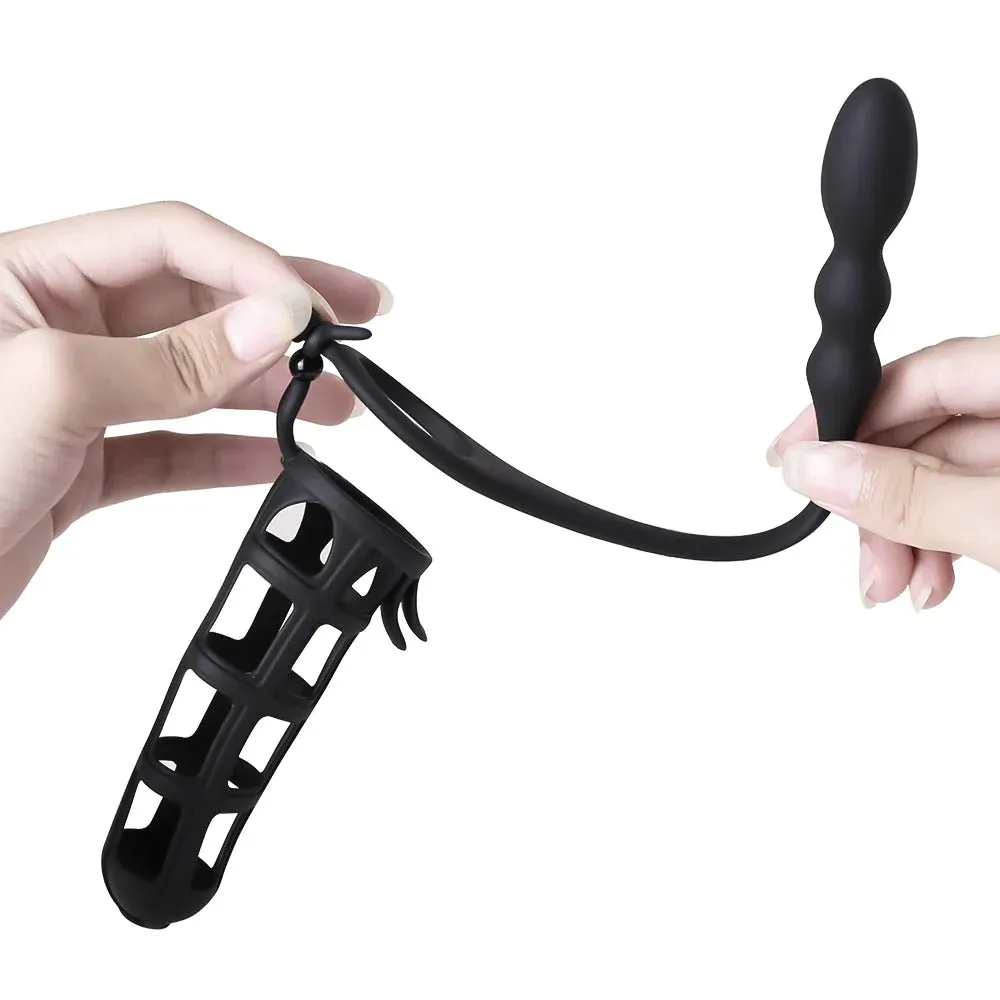 "Lock and Load" - Cock Ring & Anal Plug -WeLovePlugs