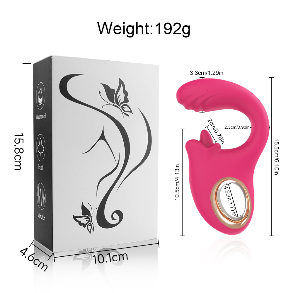 Luxelick 6.1'' Dual Motor Tongue Vibe Licking Vibrator-WeLovePlugs