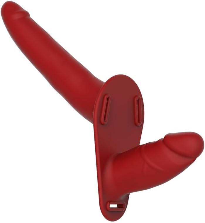 SyncPleasure Double End Strap on Dildo-WeLovePlugs