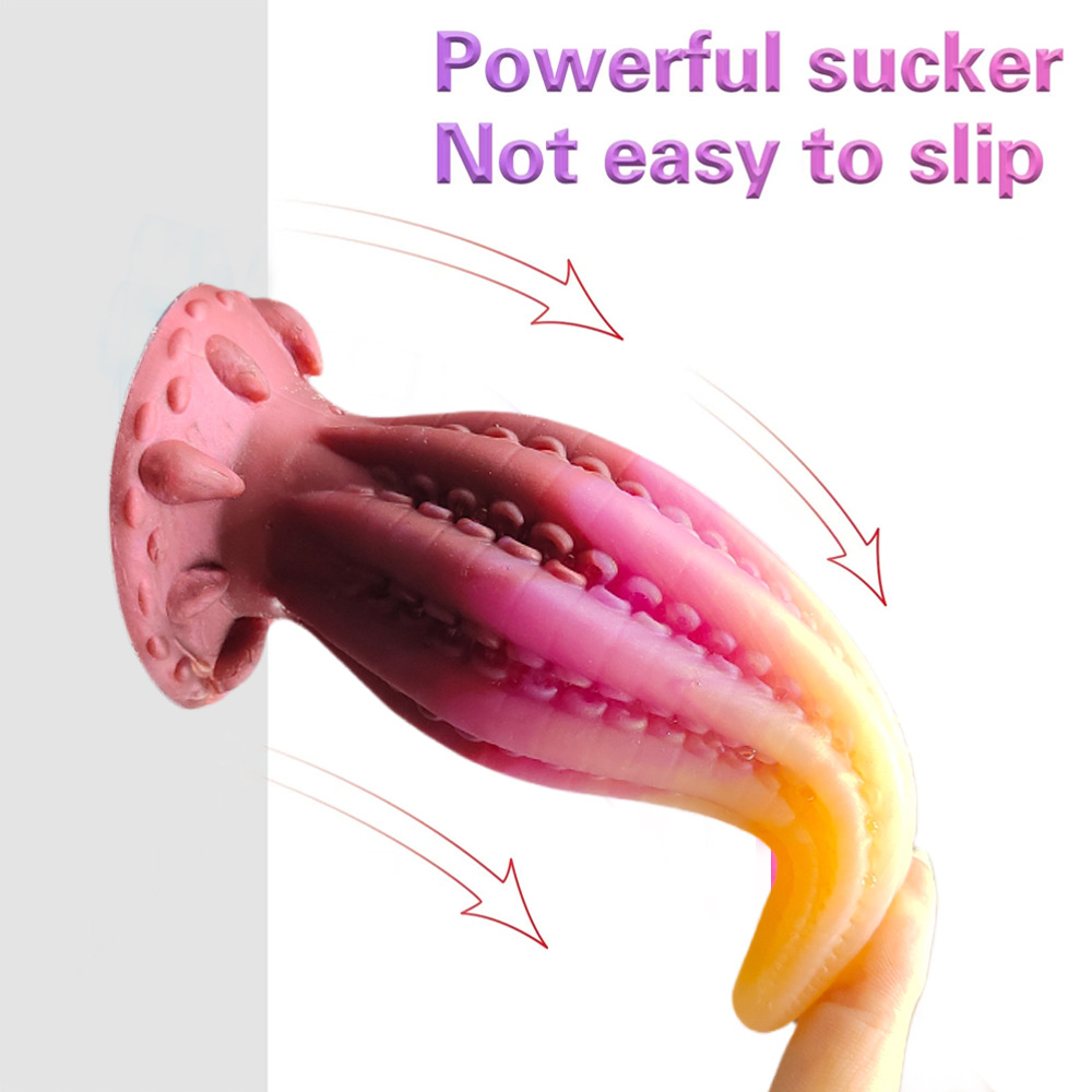 5.51'' Insertable Octopus-tentacle Silicone Dildo - image 4