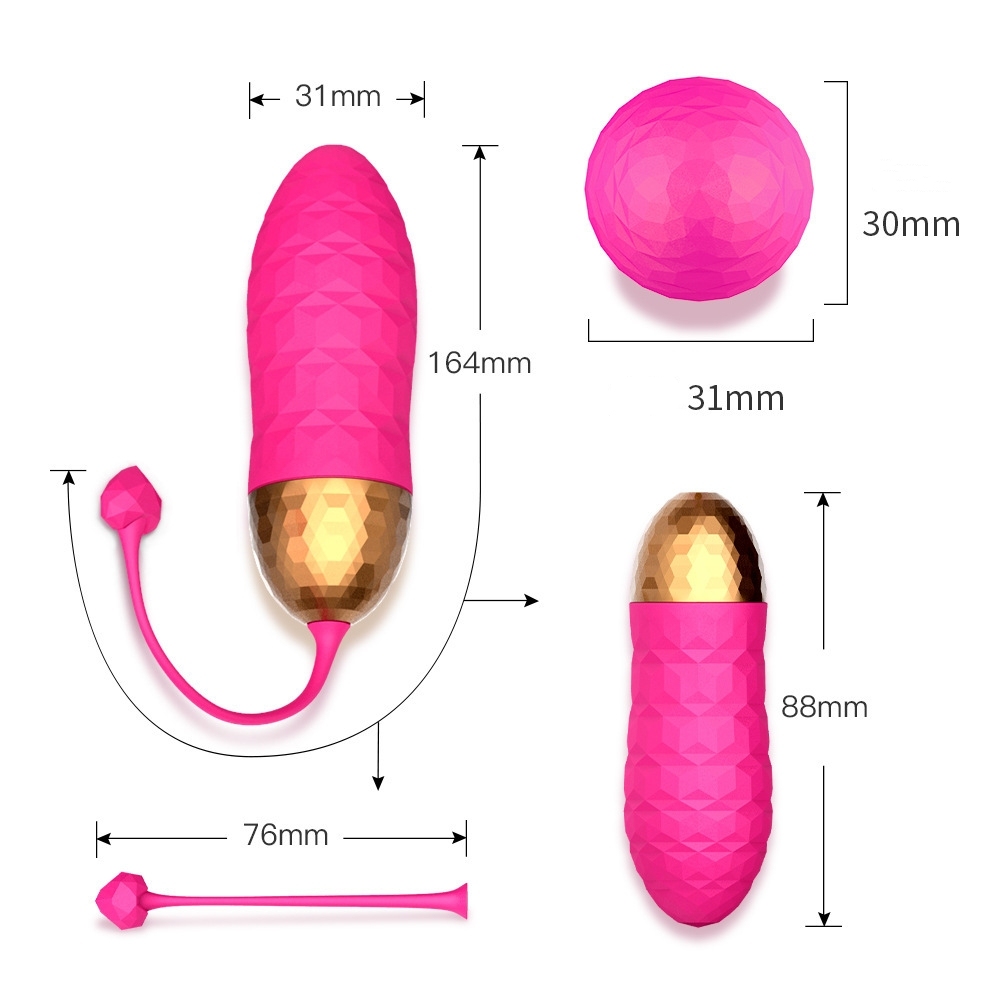Heartbeat Bliss - 10X Vibrating Egg Rabbit Vibrator
