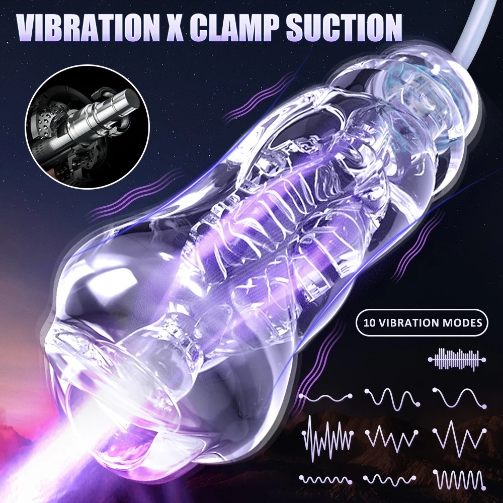 Transparent Male Stimulator-WeLovePlugs