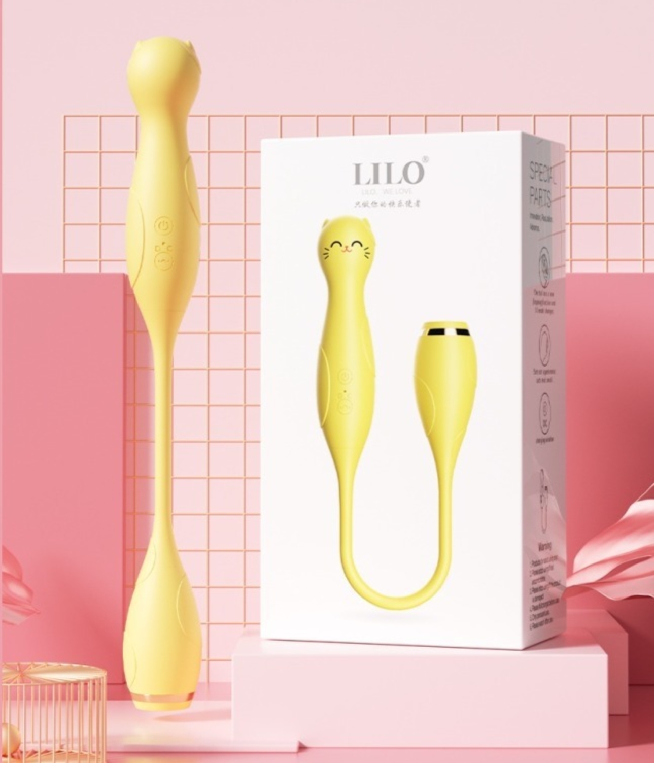 Double Heads Clitoris Teasing Stimulation Vibrator -WeLovePlugs