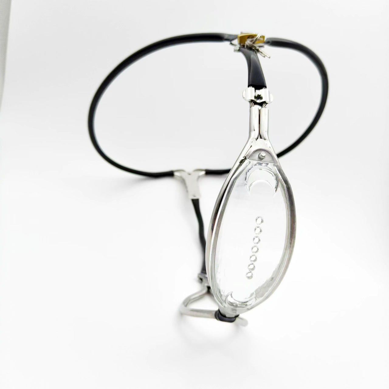 Stainless Steel Adjustable Chastity Belt Pro for Women-WeLovePlugs