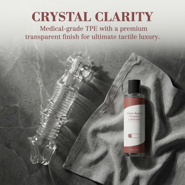 Textured Dotted Penis Sleeve - image 3