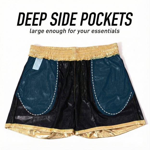 Mens Sexy Shorts Metallic Shiny Short Pants - image 7