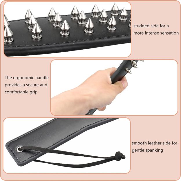 Dual Edge Studded Sensation Paddle - image 4