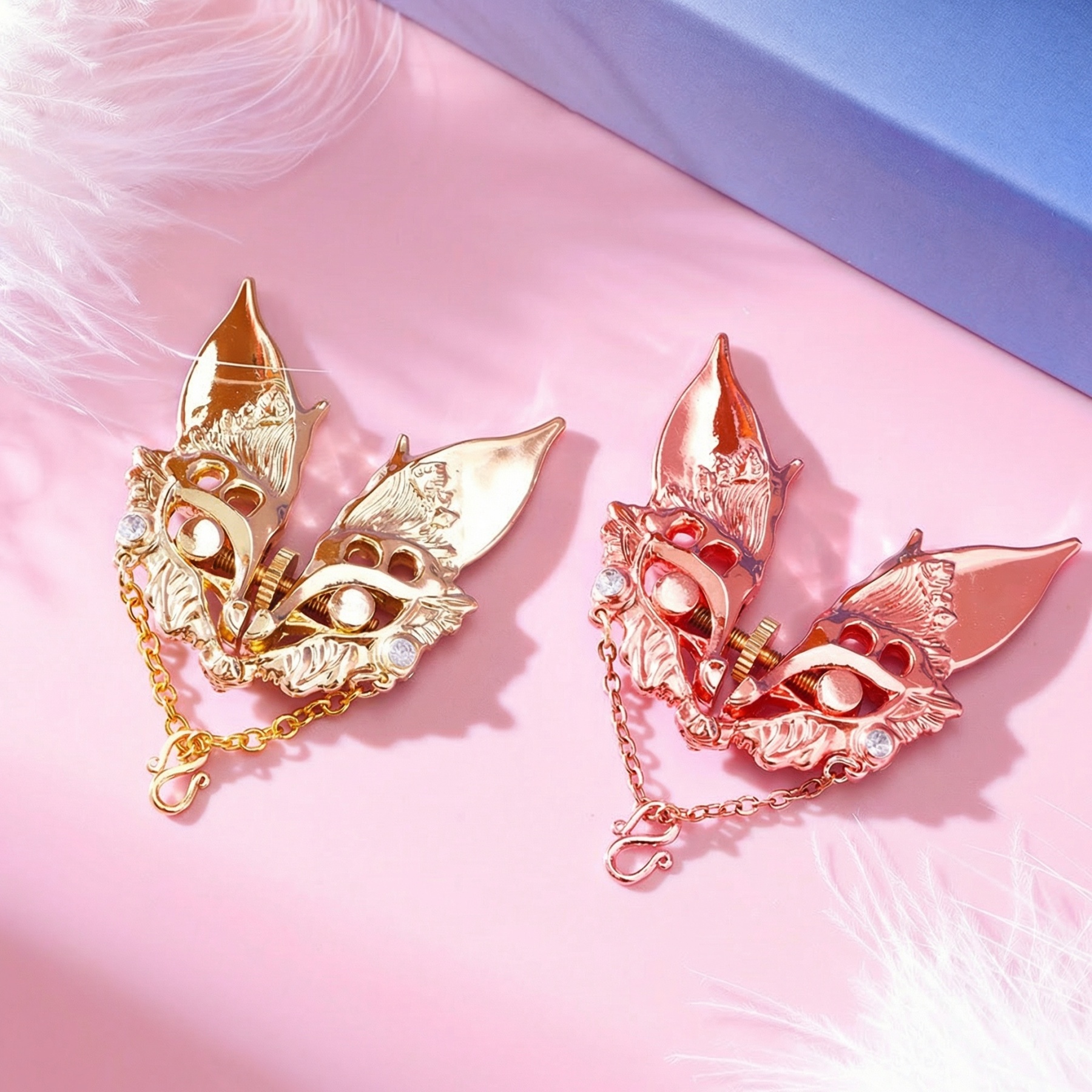 Fox Mask Wheel-adjustable Nipple Clamps - image 3