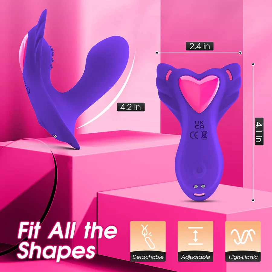 Wearable Heart-Shaped Vibrator with APP Control-WeLovePlugs