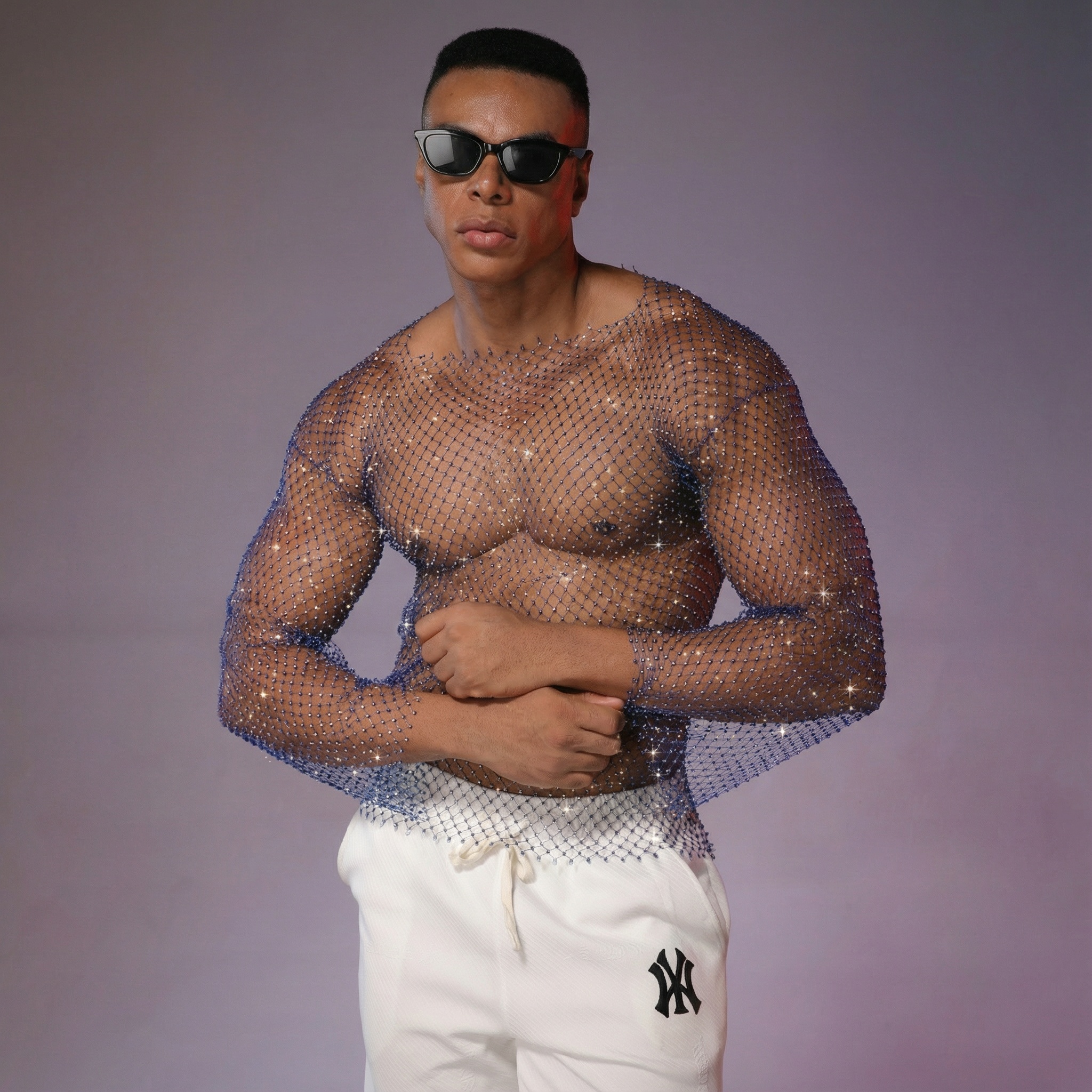 Starluxe Mesh Sparkle Top – Style A - image 5